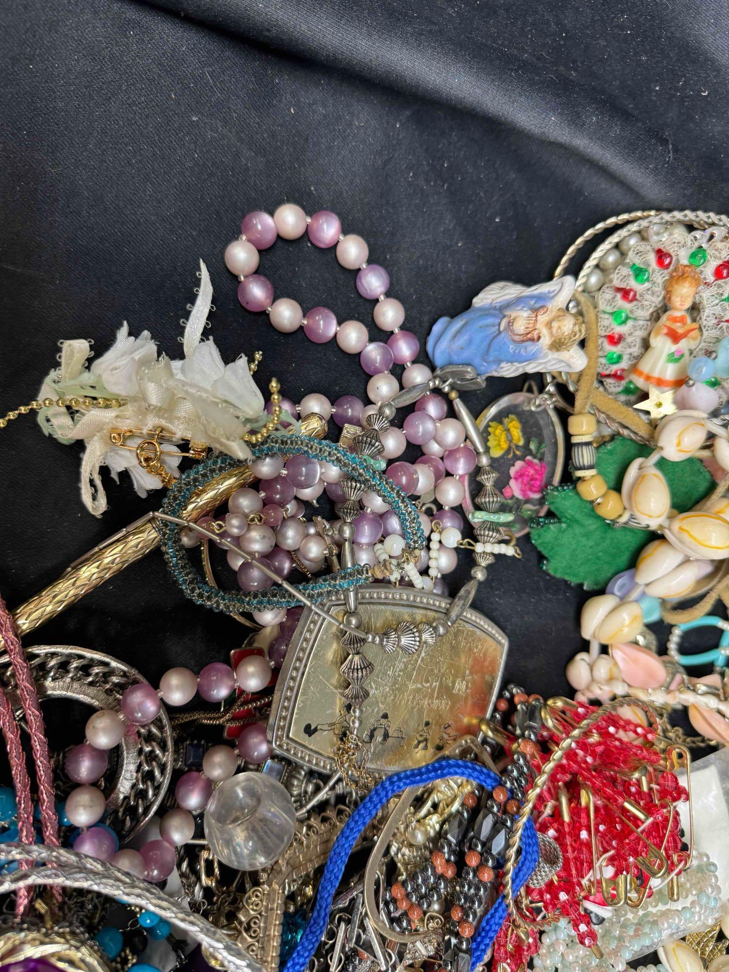 Costume Jewelry Buttons, Beads, Necklaces, Earrings more