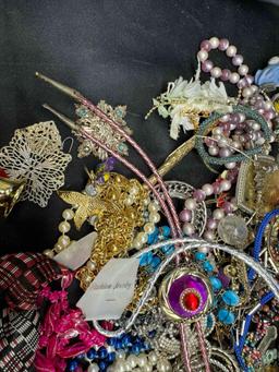 Costume Jewelry Buttons, Beads, Necklaces, Earrings more