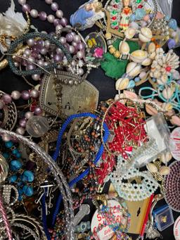 Costume Jewelry Buttons, Beads, Necklaces, Earrings more