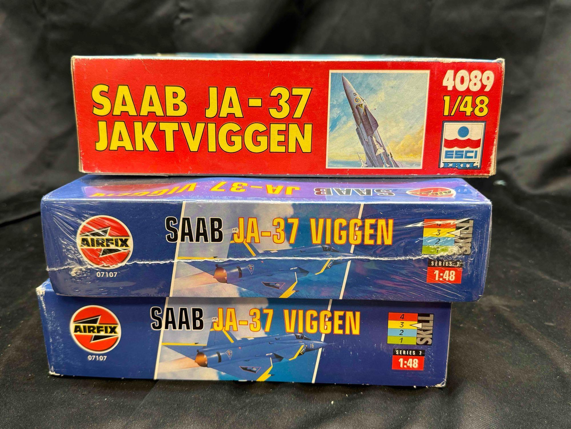 ESCI Airfix Saab JA-37 Viggen Jaktviggen 1:48 Model Kits