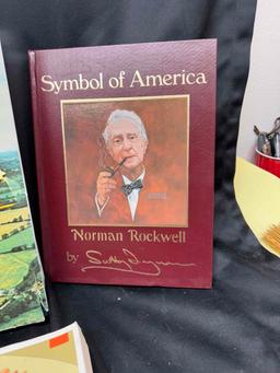 Large Books Norman Rockwell, Earnhardt, History of Aviation, Guinness more