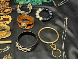 Fancy Costume Jewelry . Necklaces, Bracelets, Rings, Old Keys more