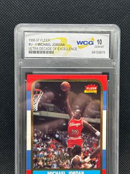 1996-97 Fleer Michael Jordan Decade of Excellence WCG 10 Basketball Card