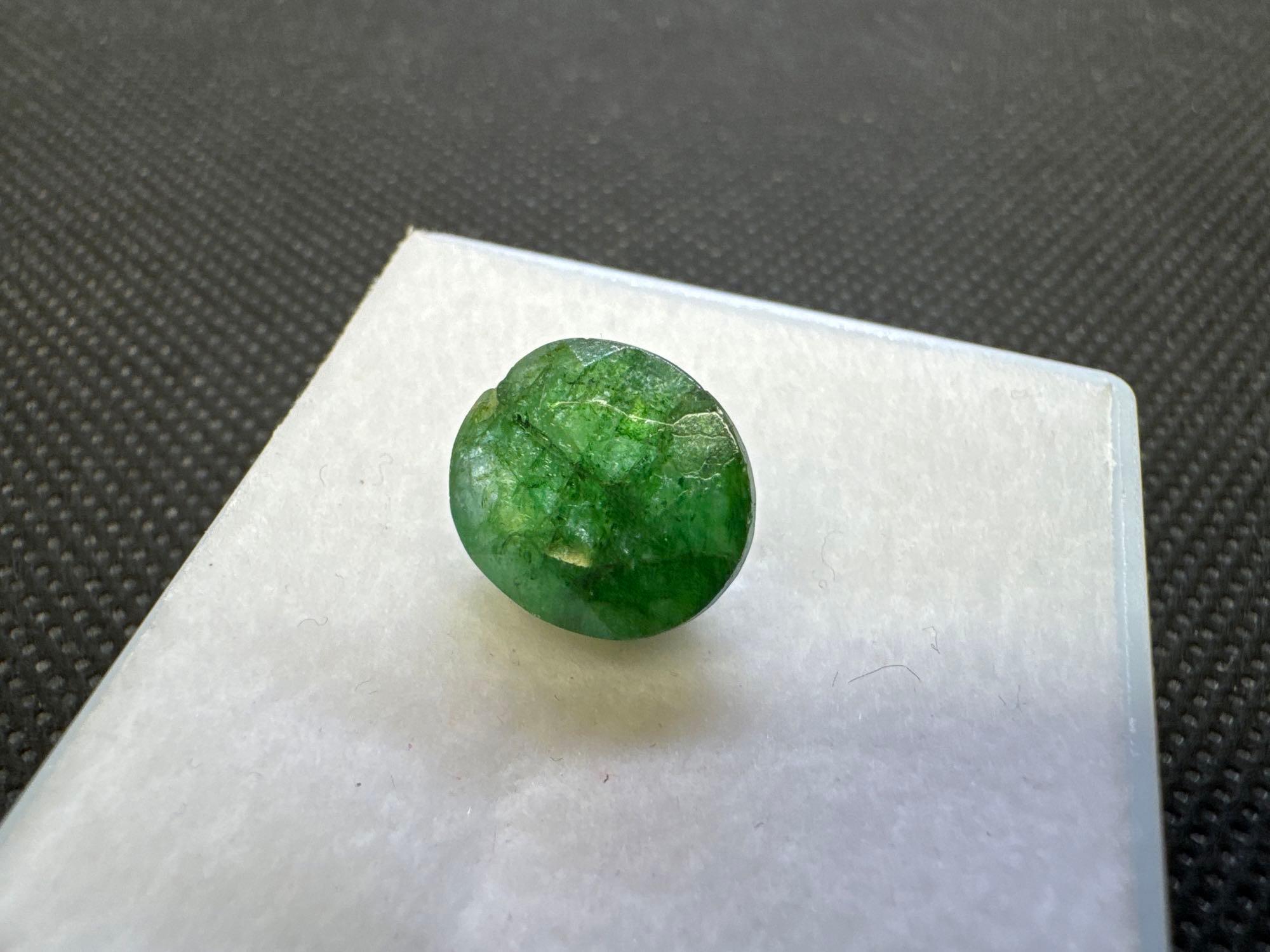 Oval Cut Green Emerald Gemstone 6.25ct
