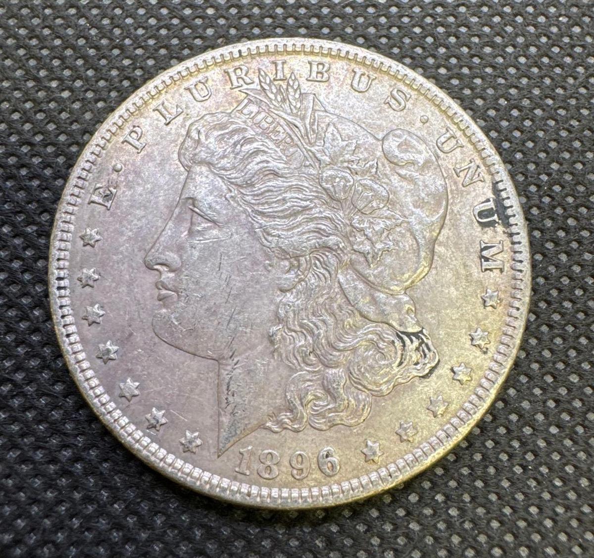 1896 Morgan Silver Dollar 90% Silver Coin