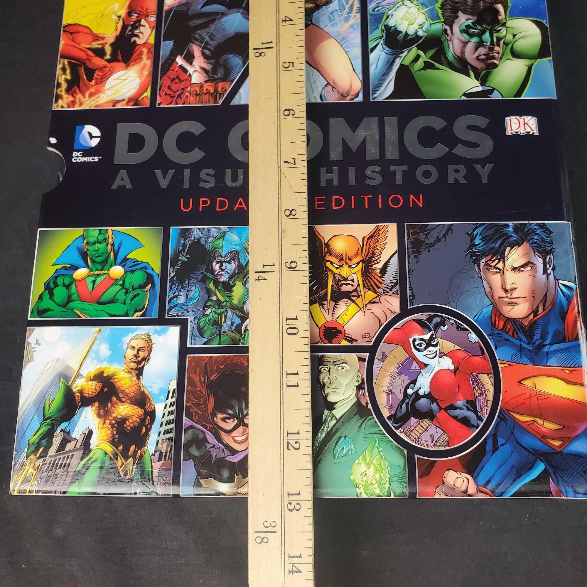 DC Comics A Visual History Updated Edition Hardcover Book