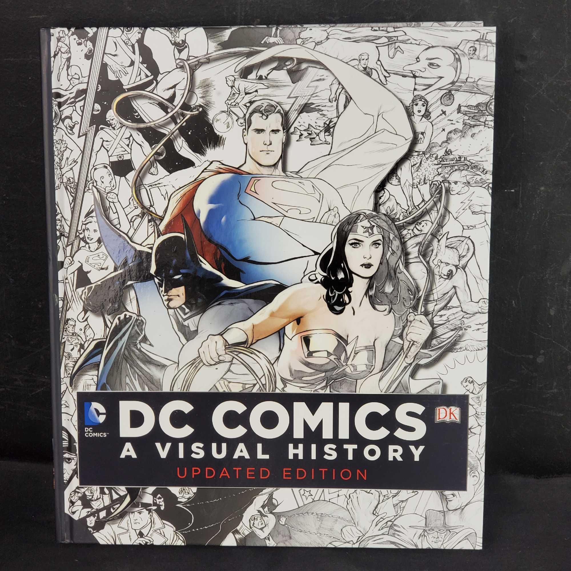 DC Comics A Visual History Updated Edition Hardcover Book