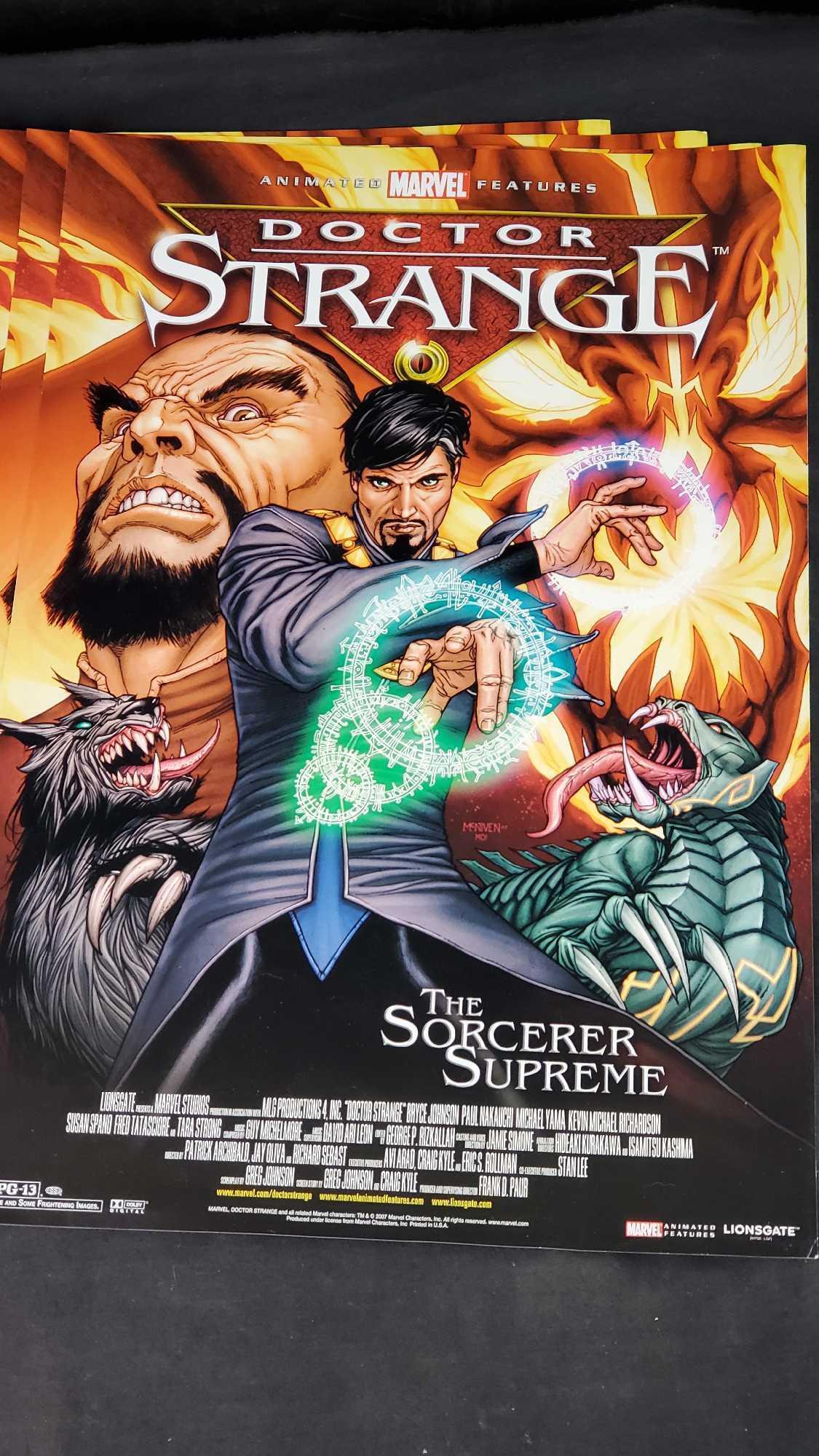 Lot 5 Doctor Strange The Sorcerer Supreme lobby posters