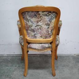 Italian Louis XV Style Armchair with floral patterns