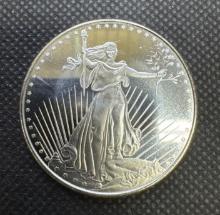 1 Troy Oz .999 Fine Silver Walking Liberty Bullion Coin