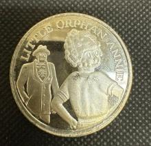 Little Orphan Anne 1 Troy Oz .999 Fine Silver Bullion Coin