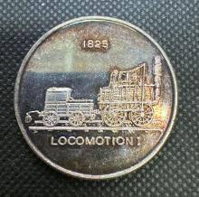 World Trade Locomotive 1 Troy Oz .999 Fine Silver Bullion Coin
