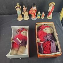 Ichimatsu doll Chinese bisque doll figures 2003 Barrington collection figurines