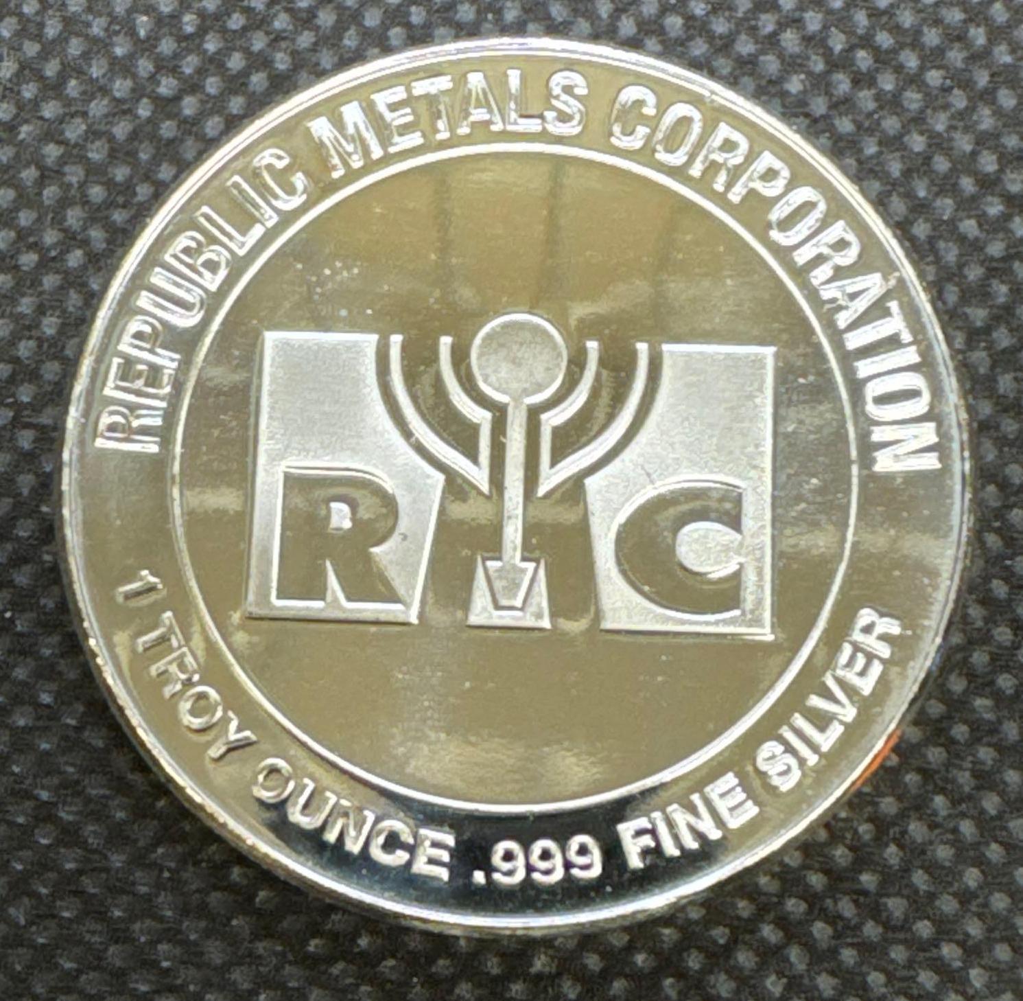 3x RMC 1 Troy Oz .999 Fine Silver Round Bullion Coins