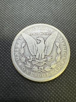 2x 1890 Morgan Silver Dollars 90% Silver Coins 1.85 Oz