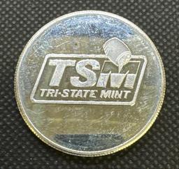 TSM 1 Troy Oz .999 Fine Silver Eagle Bullion Coin