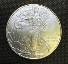 2009 American Eagle Walking Liberty 1 Troy Ounce .999 Fine Silver Bullion Coin