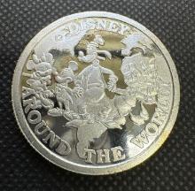 1 Troy Oz .999 Fine Silver Disney Bullion Coin