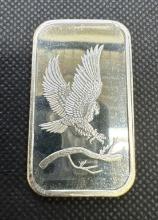 1 Troy Oz .999 Fine Silver Eagle Bullion Bar