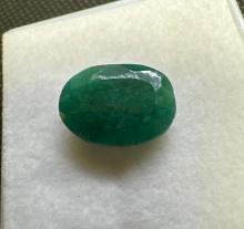 Oval Cut Green Emerald Gemstone 7.30ct