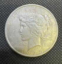 1925 Silver Peace Dollar 90% Silver Coin 0.94 Oz