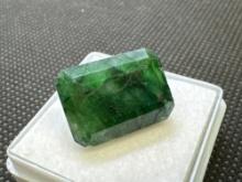 Emerald Cut Green Emerald Gemstone 14.45ct