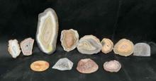 Assortment of Geode Slices Specimens