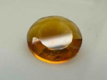 1.4ct Round Cut Citrine Gemstone