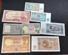 Bulgaria And Burma Banknotes