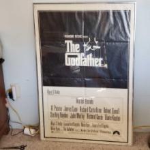 Framed poster print of The Godfather