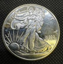 Money Metals Exchange 1 Troy Ounce .999 Fine Silver Walking Liberty Bullion Coin