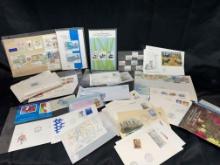 International Postage Stamps, Old Stamped Envelopes Ephemera Finland, Aland more