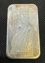 MTB 1 Troy Oz .999 Fine Silver Liberty Bullion Bar