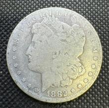 1882-O Morgan Silver Dollar 90% Silver Coin