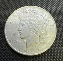 1922 Silver Peace Dollar 90% Silver Coin 0.94 Oz