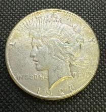 1923-S Silver Peace Dollar 90% Silver Coin 0.94 Oz