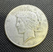 1923-S Silver Peace Dollar 90% Silver Coin 0.93 Oz