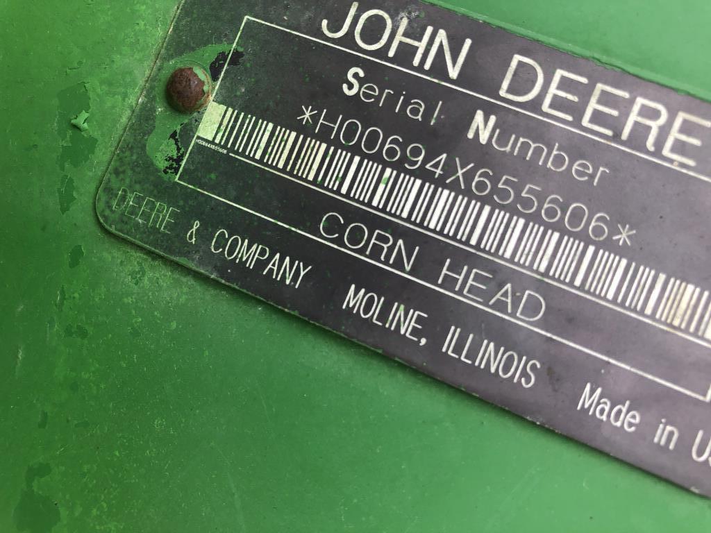 John Deere 694 Corn Header