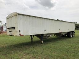 1982 Hawk Hopper Bottom Grain Trailer