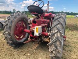 McCormick Farmall Super C w/ Woods Finish Mower