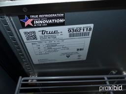 True Refrigerator/Cooler Model TSSU-7230M30MBSTHC, Serial 9362118 with Food Warmer on top, 72W, 35.5