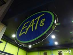 EATS Neon Sign & Menu Board