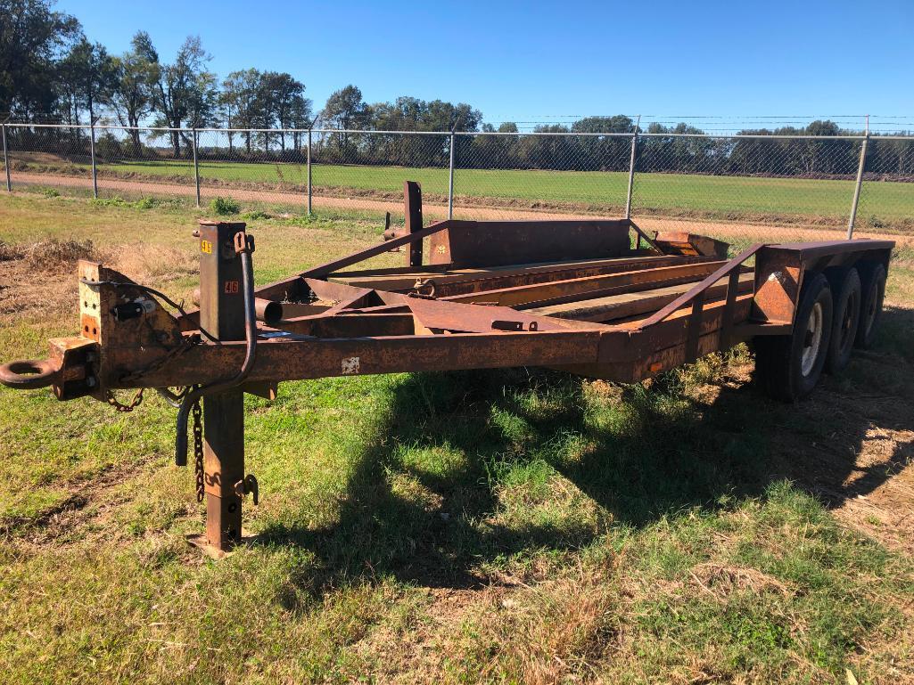 Heavy Duty Triple Axle Equipment Trailer