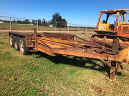 Heavy Duty Triple Axle Equipment Trailer