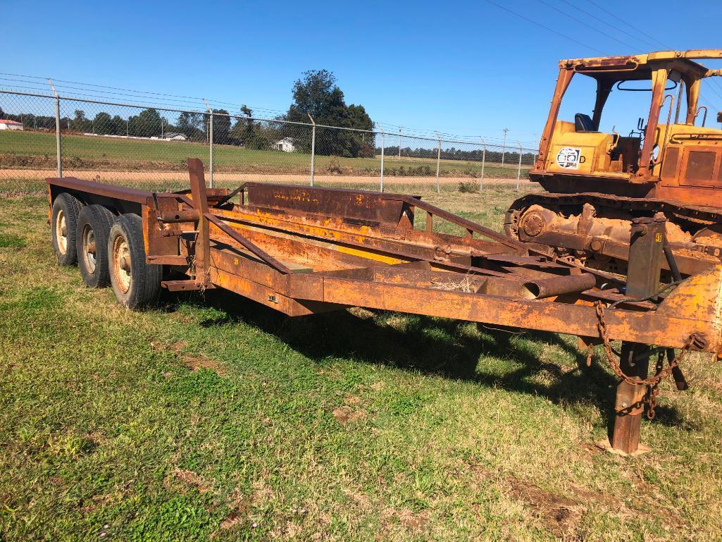 Heavy Duty Triple Axle Equipment Trailer