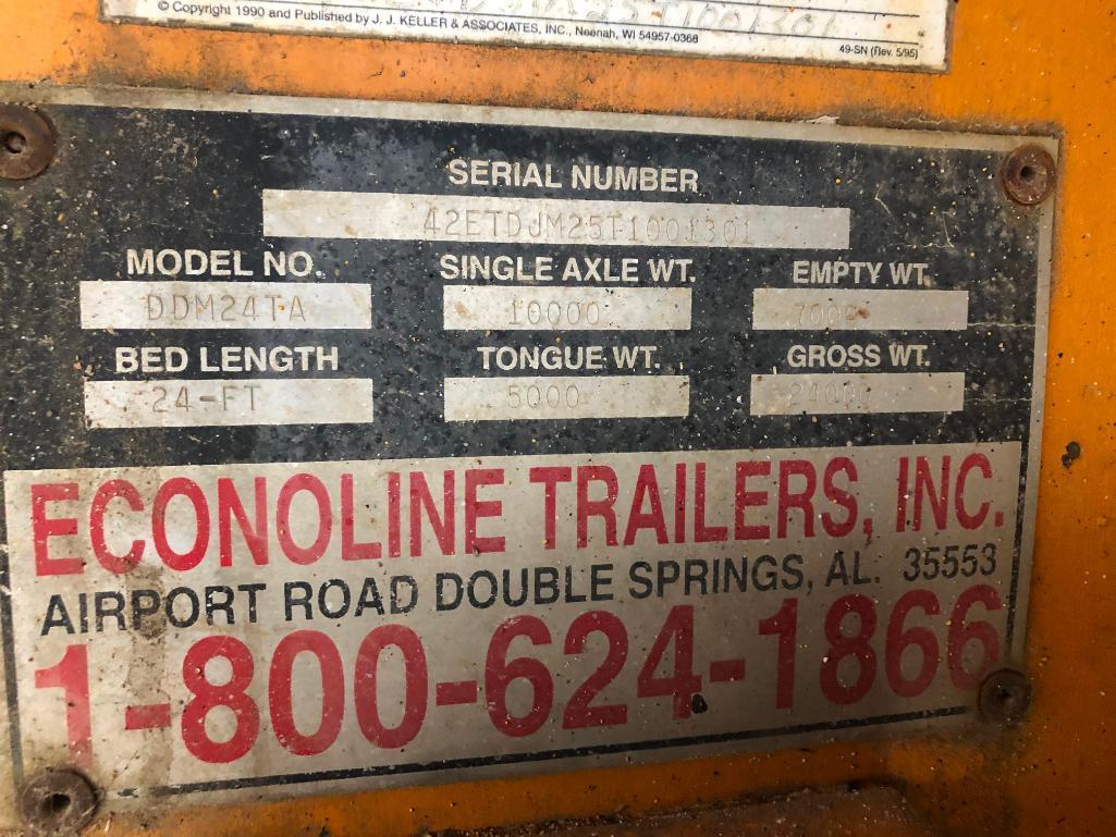 Econoline 12 ton Heavy Duty Tilt Bed Equipment Trailer