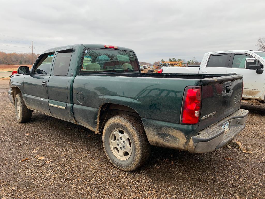 2004 Chevrolet Silverado Pickup Truck, VIN # 1GCEK19T24E362651