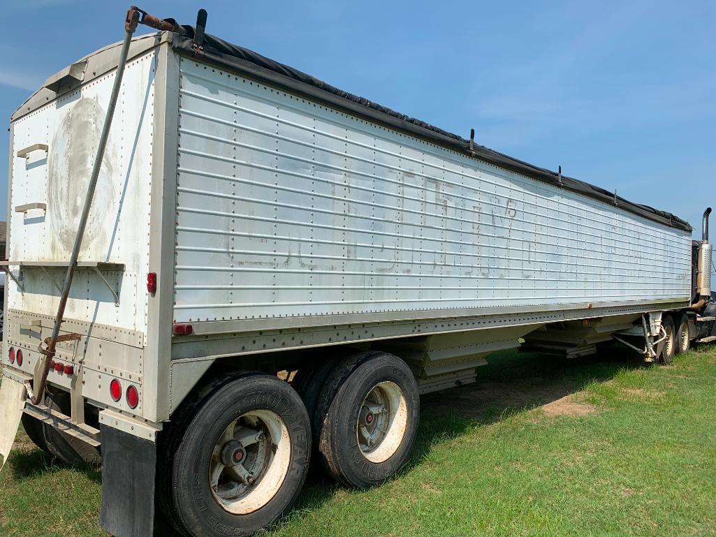 1987 Wilson 41' X 66" Spring Ride Hopper Bottom Trailer VIN # 1W19AFXH1H2211216