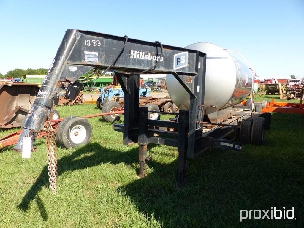 1992 Hillsboro Trailer w/Stainless Steel Tank w/ Title