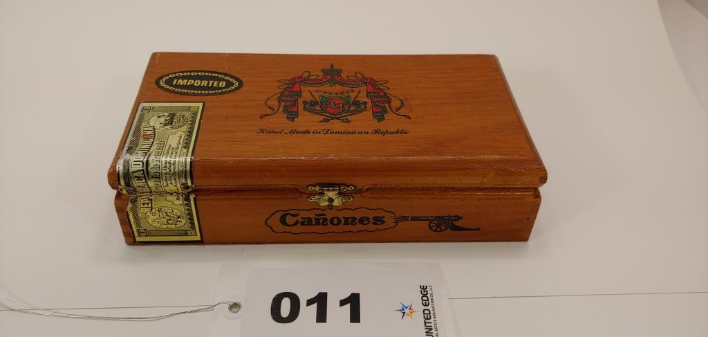 Wood Canones Cigar Box